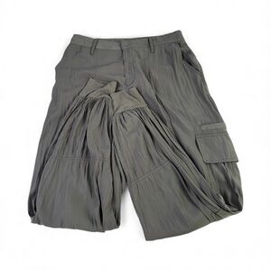 LOLA & SOPHIE satin cargo pant size small